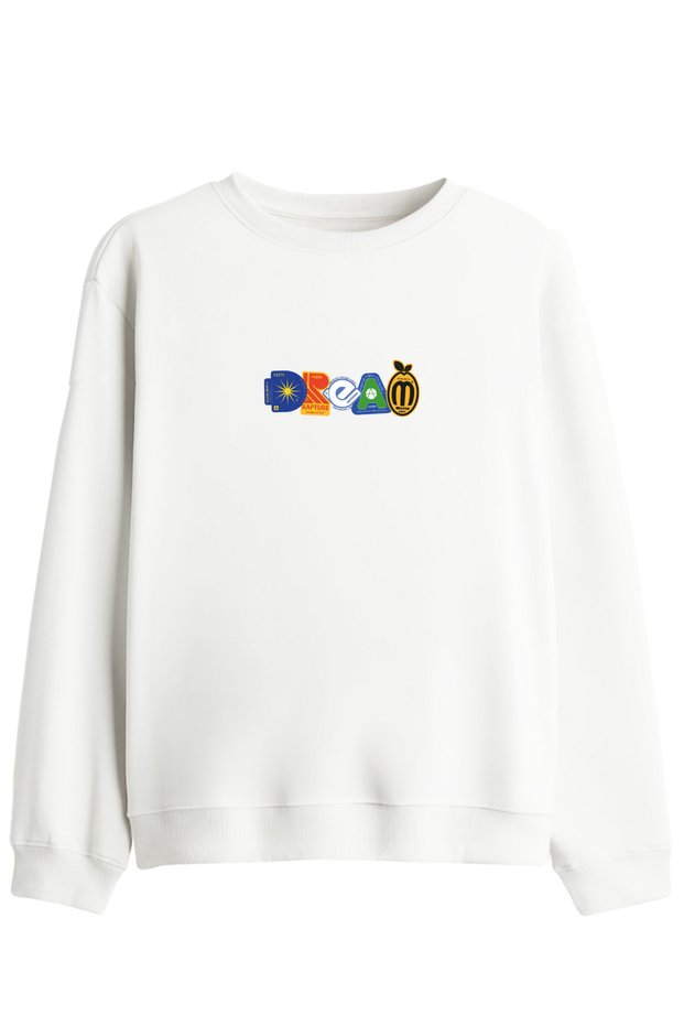 Dream Printed Crew Neck Sweatshirt