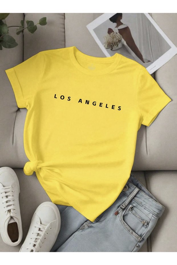 Unisex Men/Women Angeleslos Custom Printed Oversize Cotton T-Shirt T-Shirt