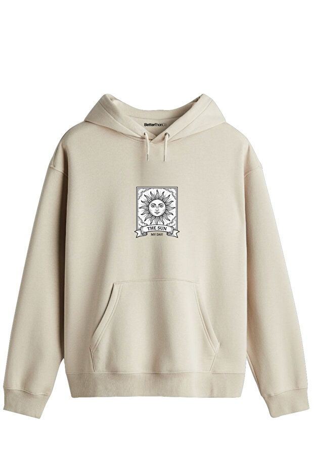 My Day Printed Unisex Hooded Collar Hoodie