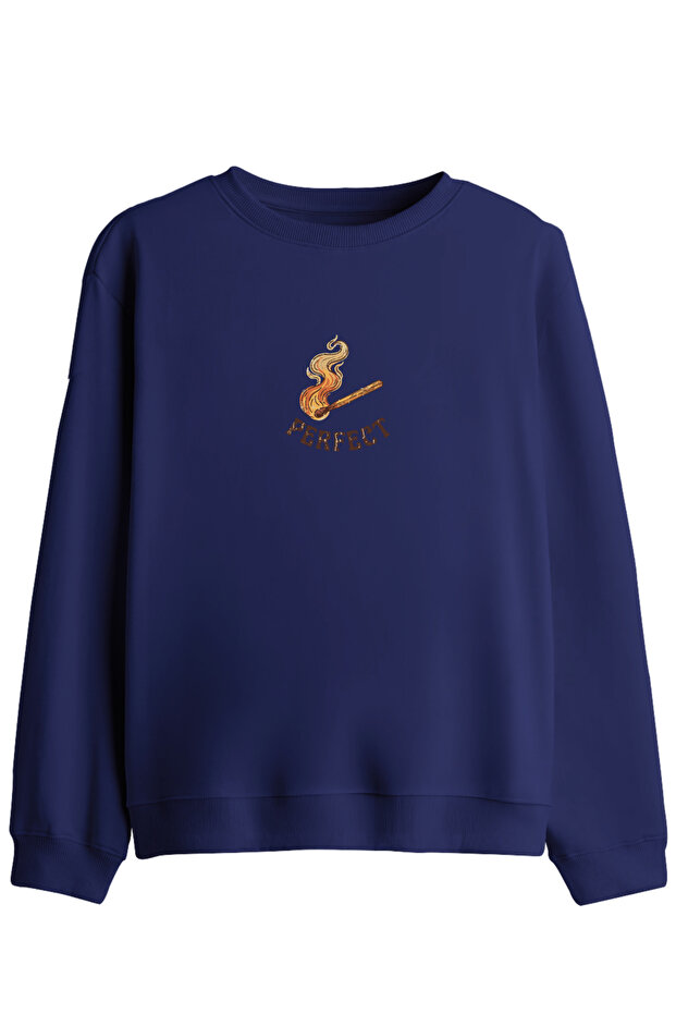 Perfect! Printed Crew Neck Sweatshirt