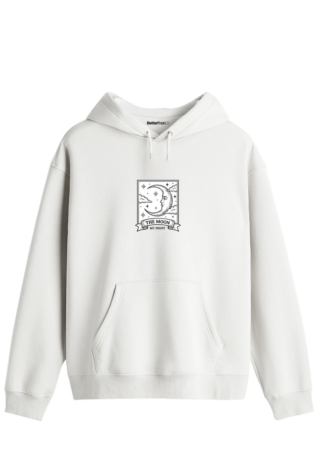 My Night Printed Unisex Hooded Collar Hoodie