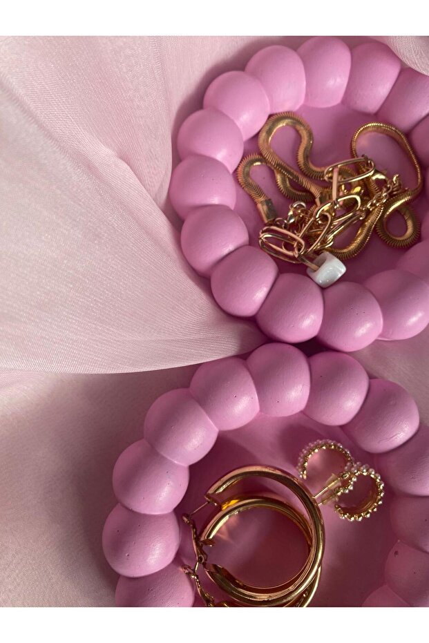 Decorative Object Pink Double - 4
