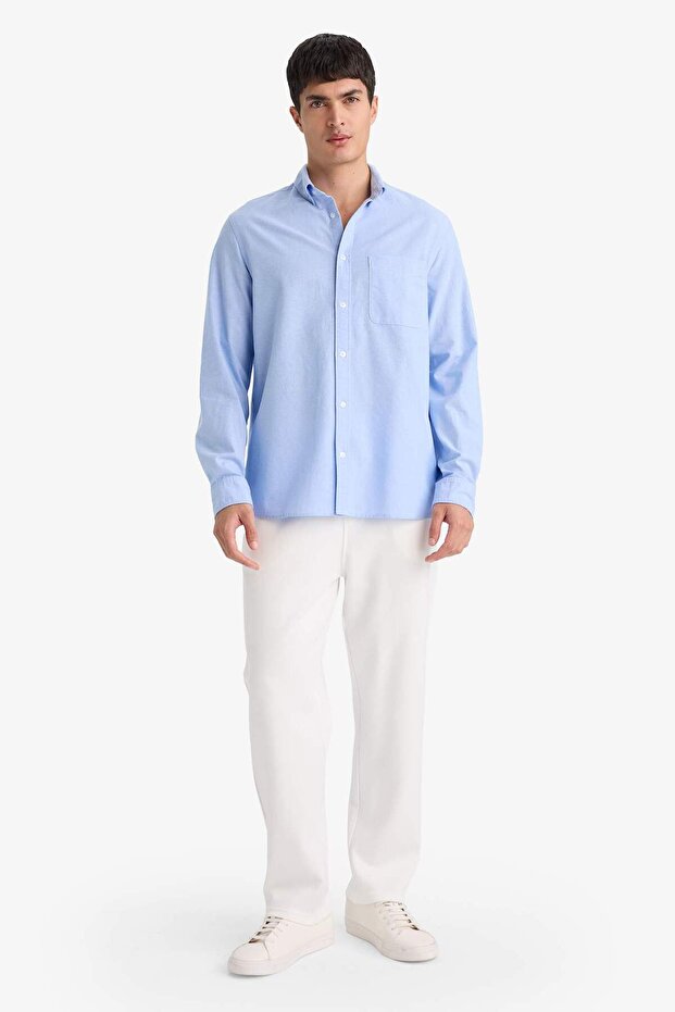 %100 Pamuk Basic Gömlek A8028AX26SP - 2