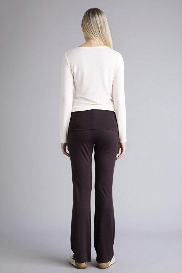 İspanyol Paça Tayt Pantolon G0007AX26SP - 3