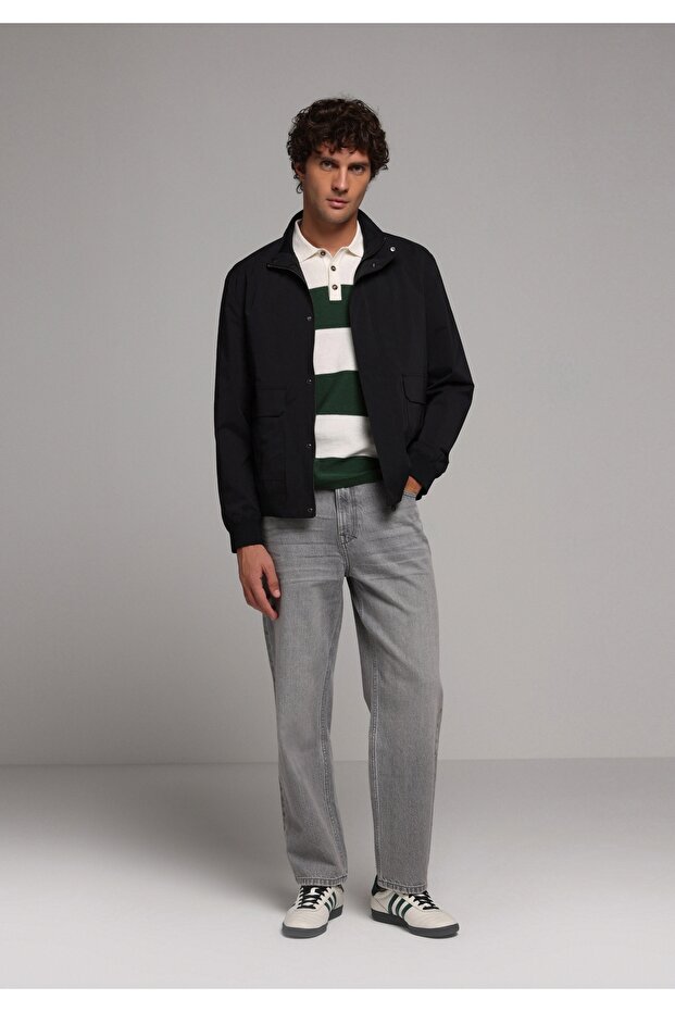 Regular Fit Erkek Siyah Ceket - 3