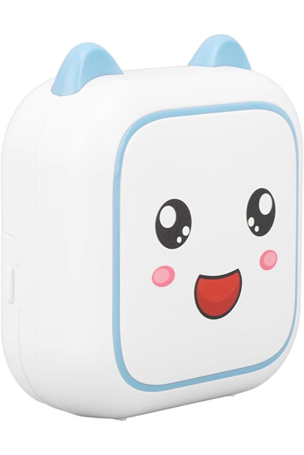 طابعة صغيرة محمولة بدون حبر، عالية الكفاءة للدراسة والعمل، خفيفة الوزن، طابعة حرارية جيبية (أزرق) - 2