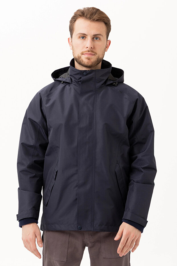 Davraz 3N1 Parka – Removable Inner Fleece, Water & Wind Resistant, Winter Men's Parka
