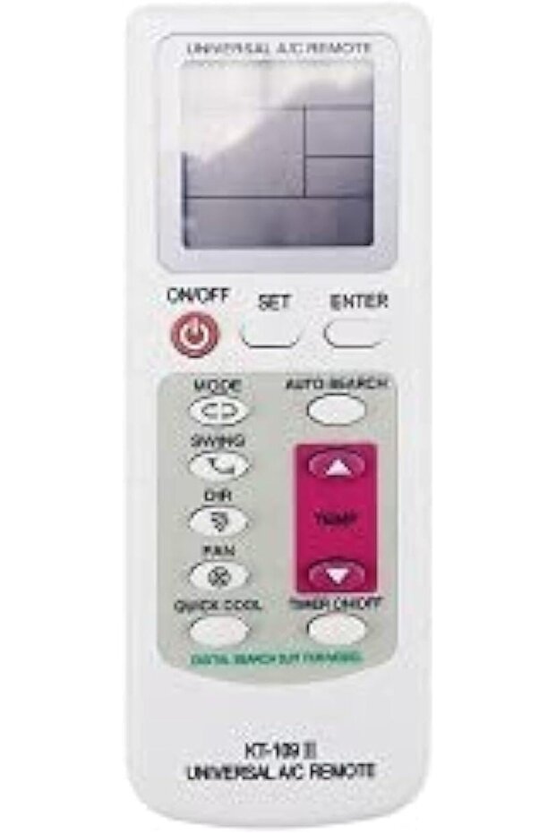 جهاز تحكم عن بعد عالمي للتيار المتردد (أبيض) - 5