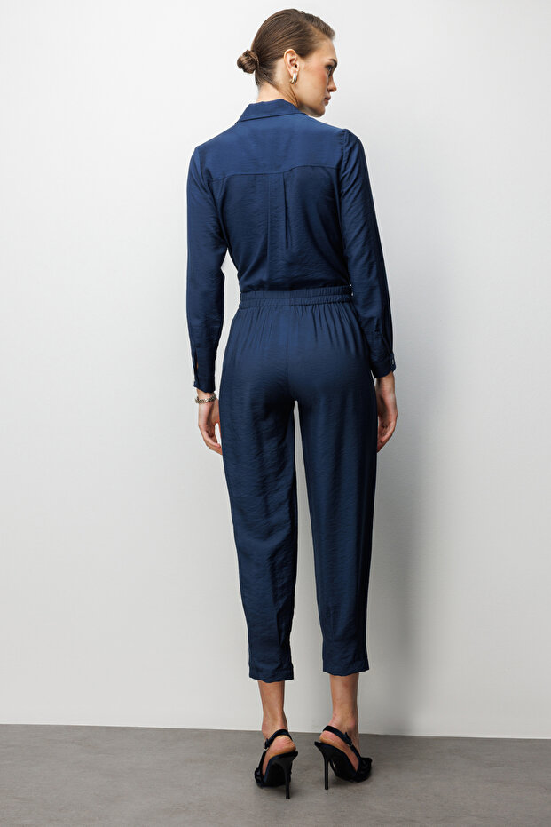 بنطلون رياضي بجيوب مخيطة على الأرجل - 5