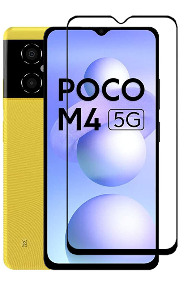 واقي شاشة زجاجي ممتاز لهاتف POCO M4