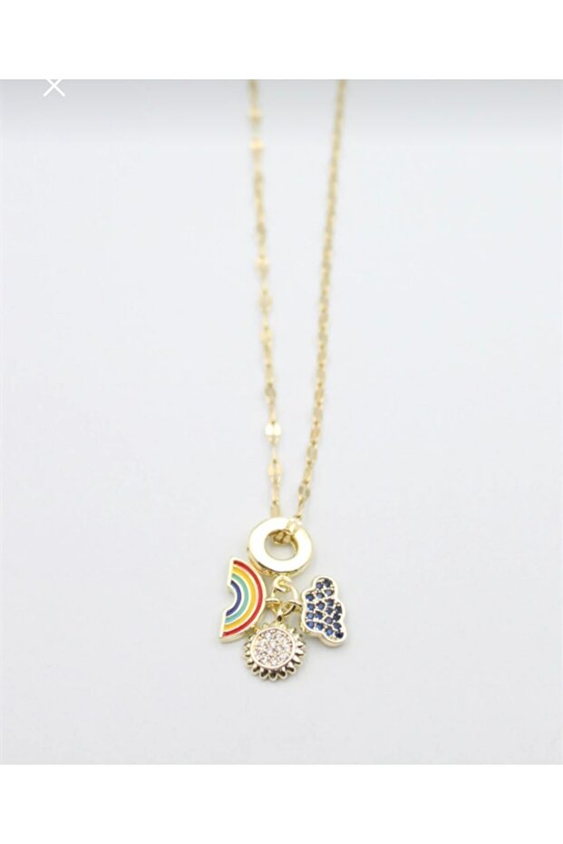 Charm Gökkuşağı Kolye - 1