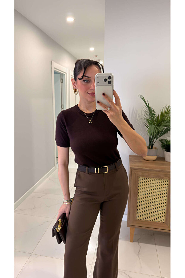 MD Asilla Coffee Basic къс ръкав трико - 3