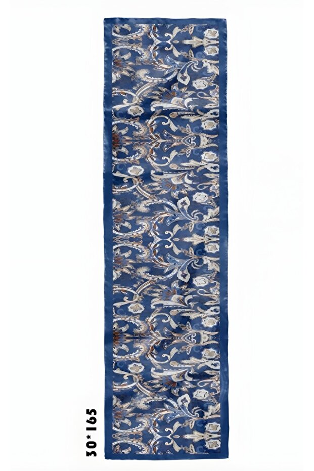 30X165 Blue Garden Bandana / Scarf