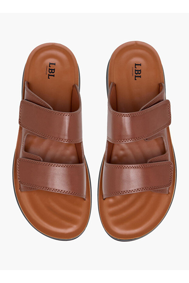 Men Hook & Loop Arabic Sandals - 1