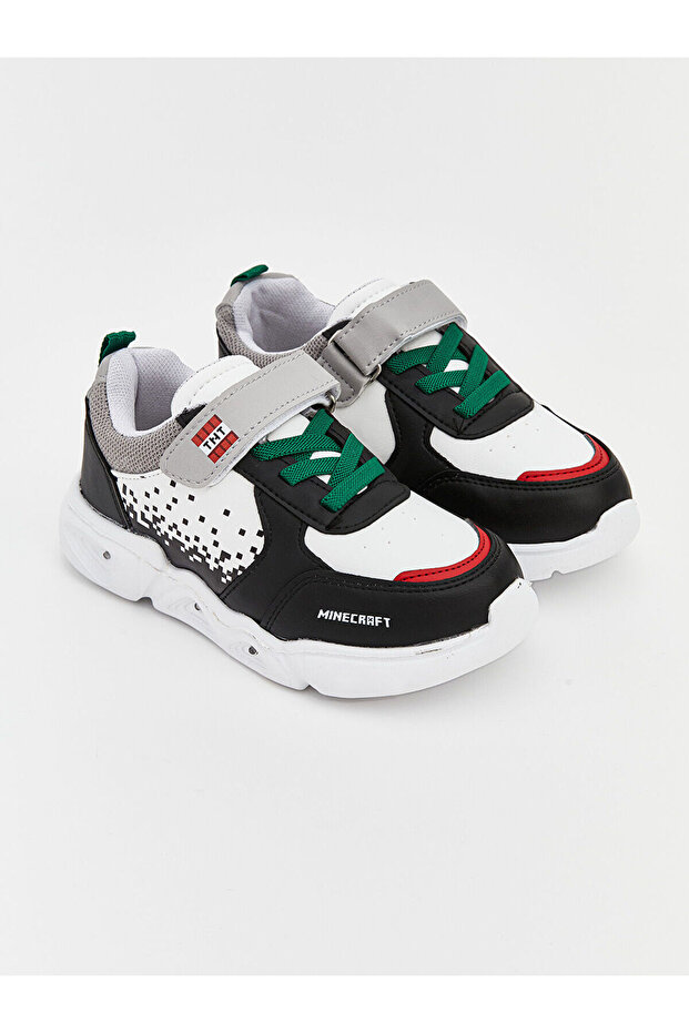 Alita City Lcw Steps Black Baby Boy Sneaker with a Difference