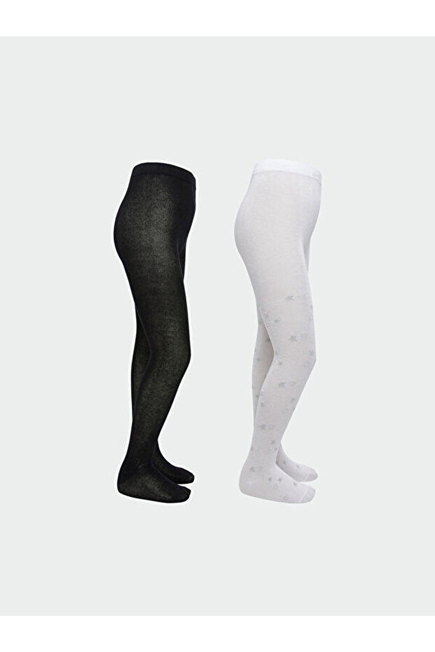 Esvab • Modern & Stylish Girls' Pantyhose 2-Pack