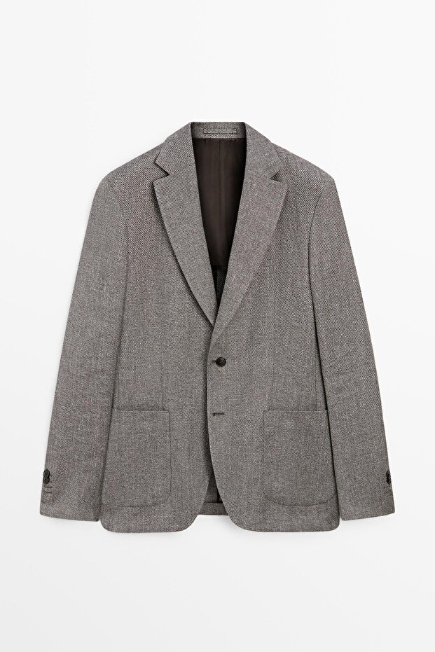 American herringbone blend linen - 4