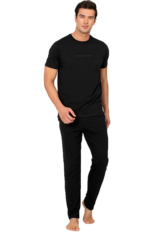Men's Pajama Set 100% Cotton Short Sleeve – Relaxed Fit