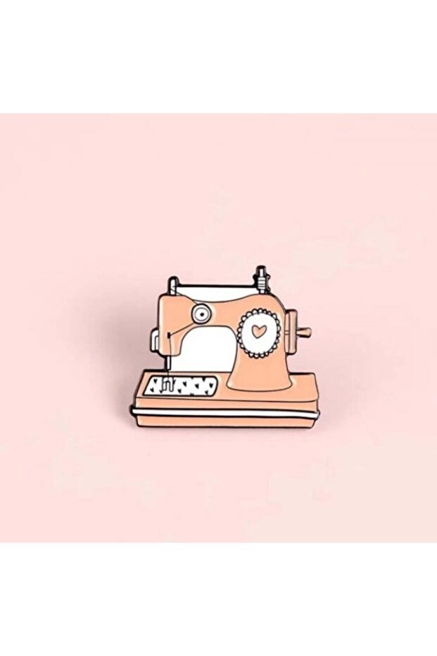 sewing machine brooch - 2