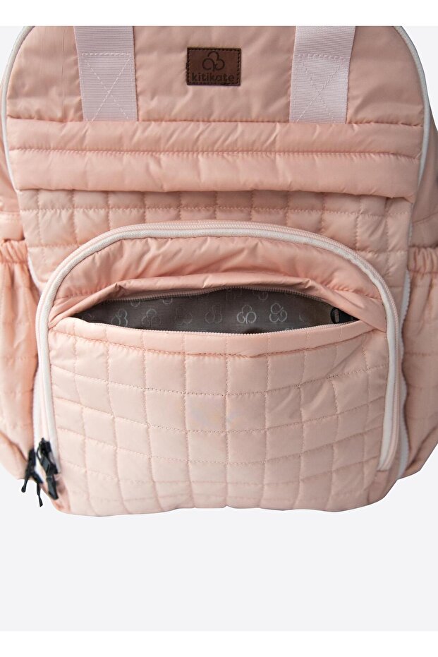 حقيبة ظهر رونا مبطنة بلون السلمون - 4