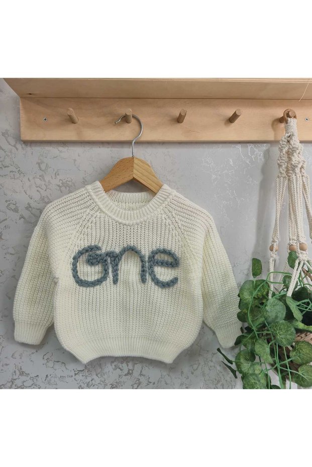 Special Day Birthday Sweater One, Two, 1/2 Baby Children's Sweater