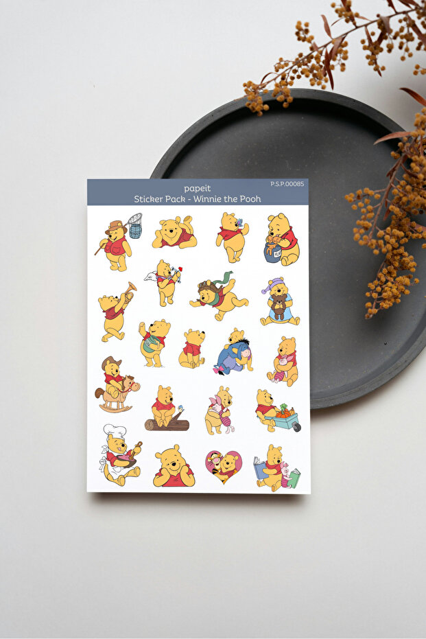 Winnie Sticker Sayfası
