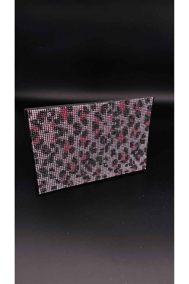 Leopard Red Stone License Case
