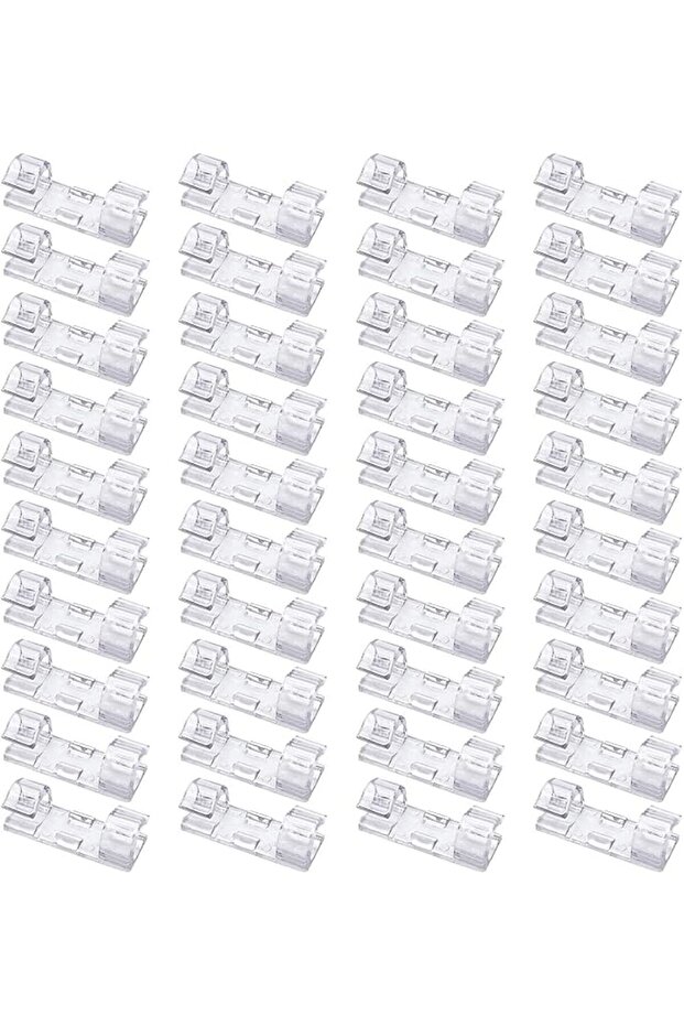 40 Pieces Cable Clips, Transparent Cable Management Clips, Strong Self Adhesive Cord Holder, Heavy D