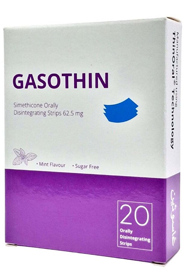 Gasothin Orally Disintegrating 62.5Mg Strips 20'S