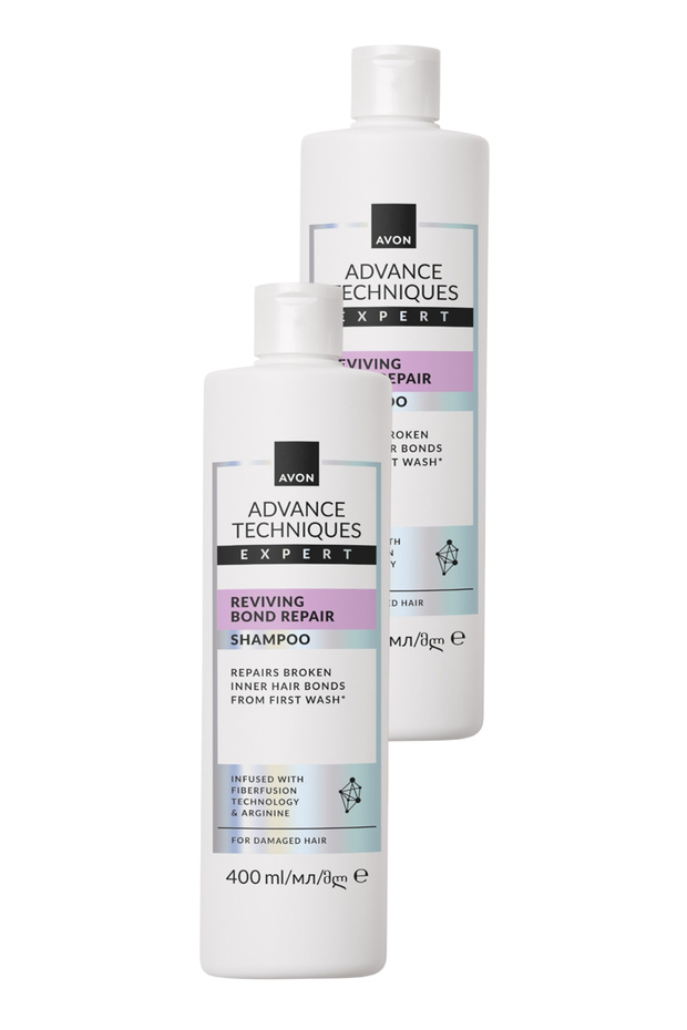 Advance Techniques Expert Hair Strengthening Revitalizing Shampoo 400ml Double Pack