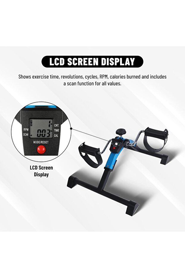 دراجة تمارين قابلة للطي مزودة بشاشة LCD - 4