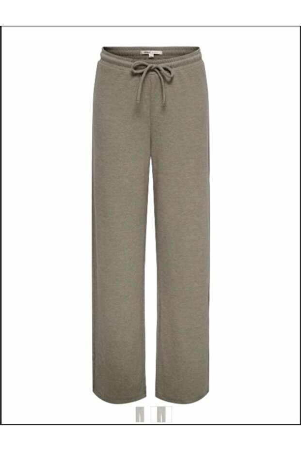 Women's Belted Brown Trousers - 15371277
