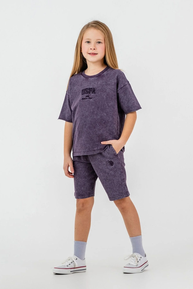 Kiz Garson Bermuda Suit Us2530-G 26Y