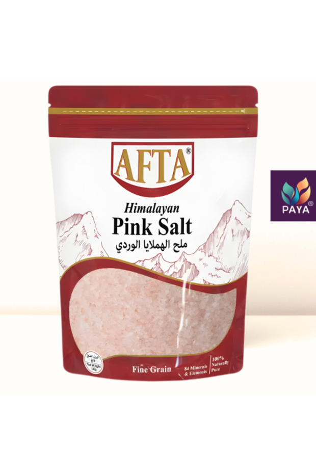 ملح (الهملايا) الهيمالايا الوردي1 كيلو ناعم Himalayan Pink Salt 1kg (Fine Grain)