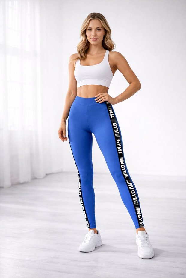 Women's Breathable Ultra Comfortable Fabric Gym Embossing Printed Sports Leggings