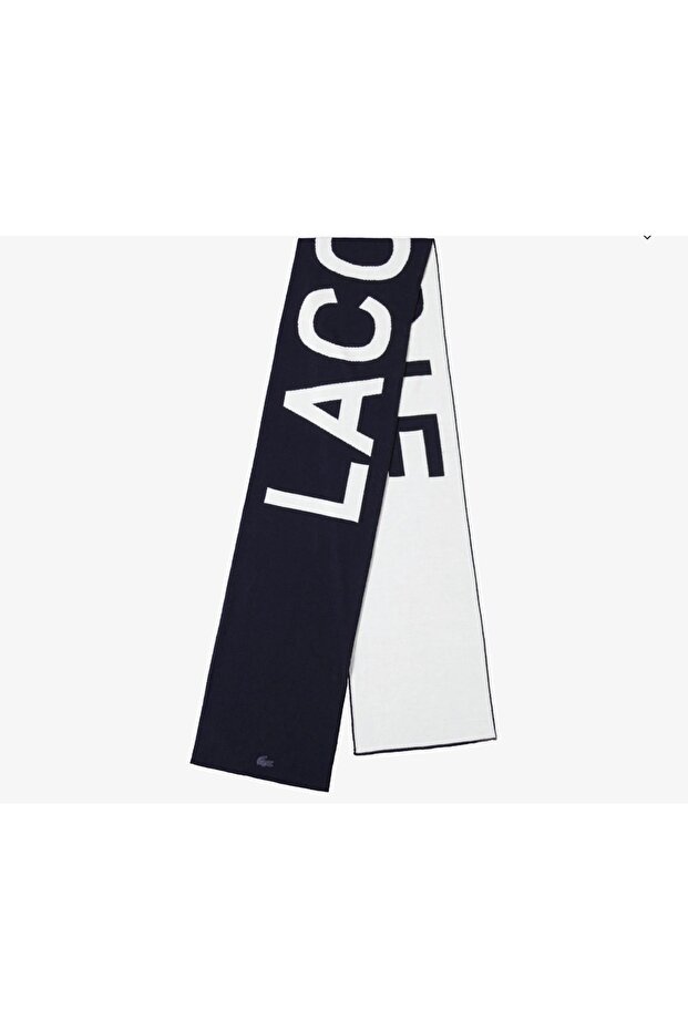 Men's Wool Printed Navy Blue Scarf