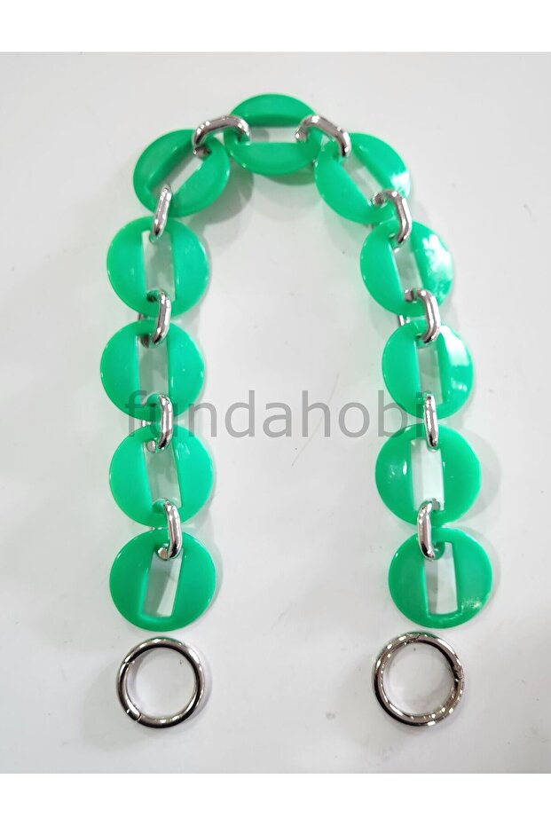 Acrylic Bag Handles - with Silver Attachments