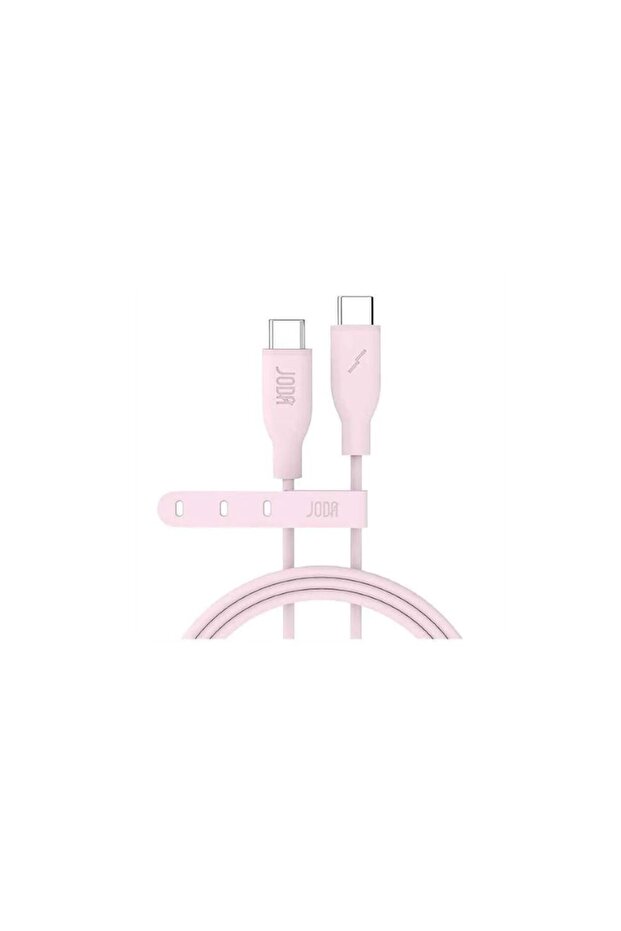سلك شاحن جودا USB-C - وردي 1 متر