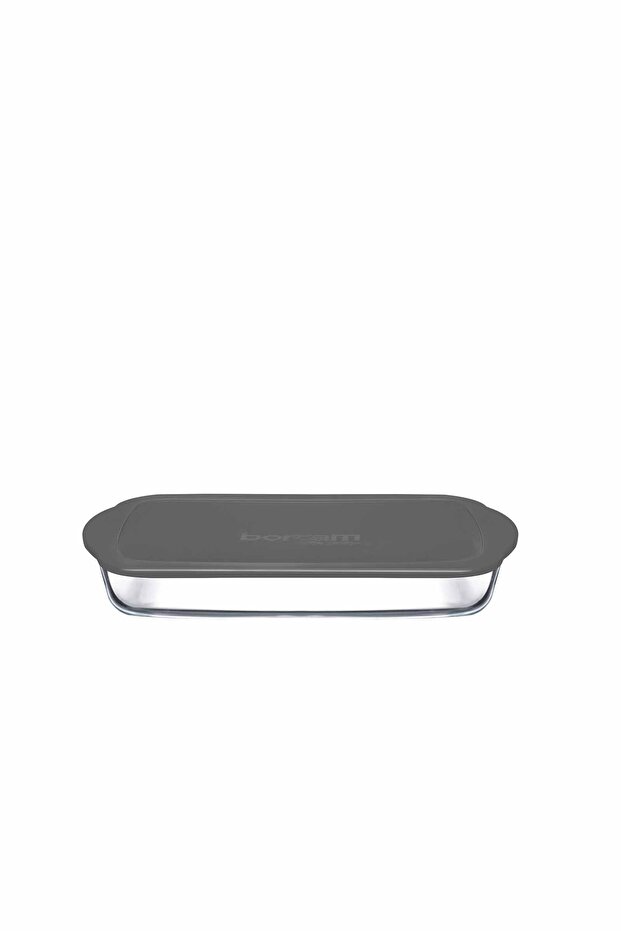 Rectangular Gray Storage Container 3.8 L