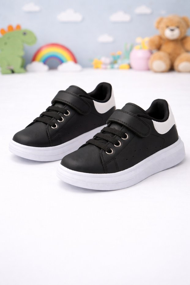 Daily Velcro Rubber Laced Sports Shoes Men's Sports Shoes Sneaker Artificial Leather