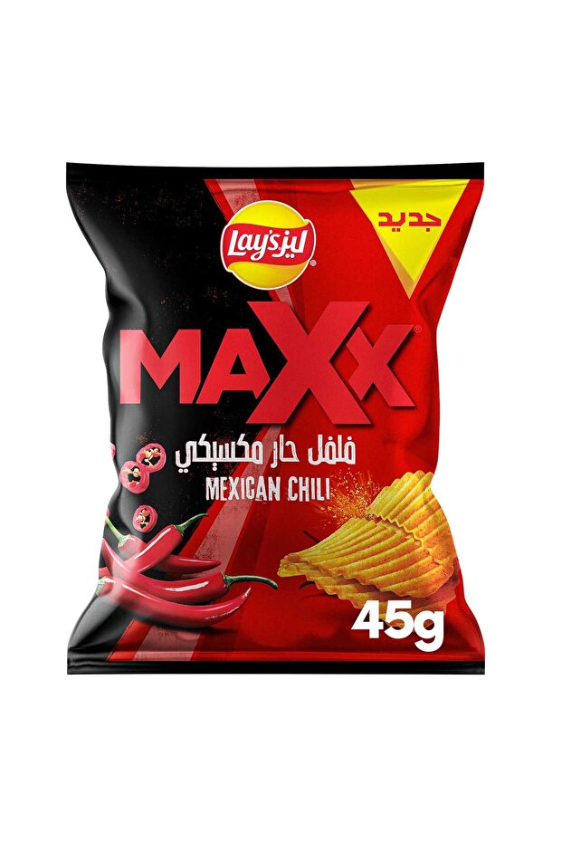 Mexican Chili Tangy Spiced Flat-Cut Potato Chips Pouch (45g)