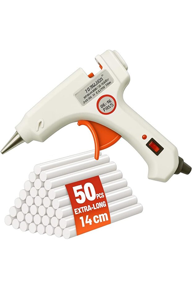Hot Glue Gun Set 20W with 50pcs Glue Sticks – Safe Mini Glue Gun
