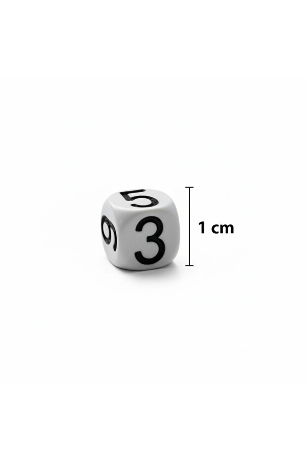 Numbered Game Dice Set of 12