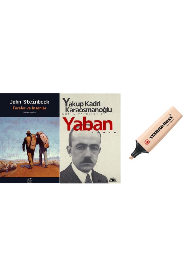 Fareler Ve İnsanlar + Yaban 2 Kitap Set (KALEM HD)