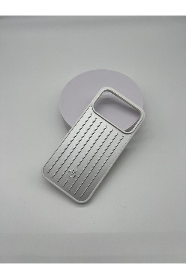 iPhone 17 Pro Compatible Premium Case Striped Suitcase Design Custom Phone Case Ultra Protection