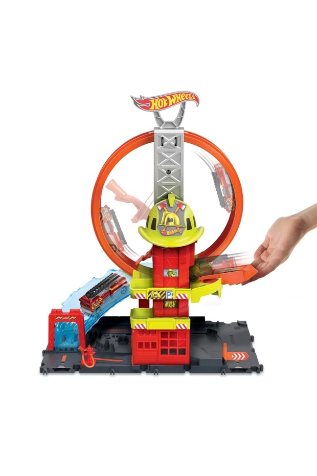 Stația de pompieri Hot Wheels Super Loop - 6