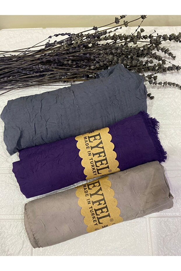 Hijab Shawl 3-Piece Mixed Color Set
