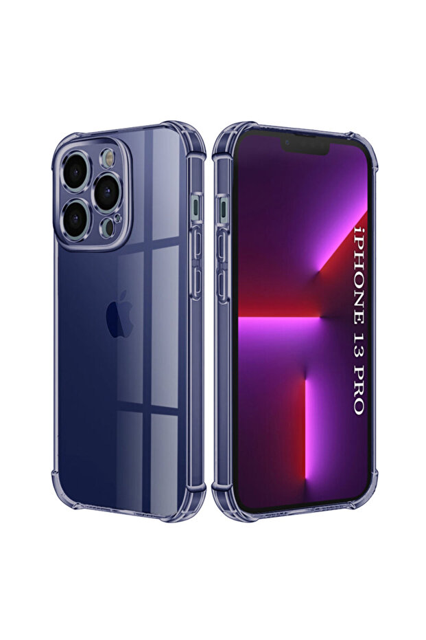 Shockproof Clear Silicone Case for iPhone 13 Pro - 1