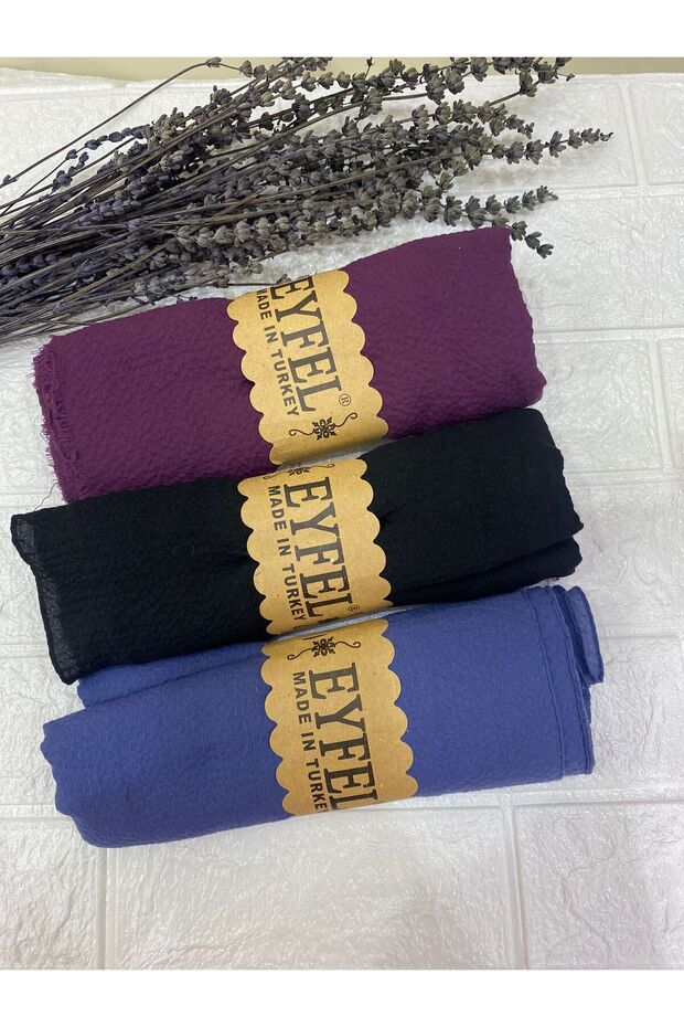 Hijab Shawl 3-Piece Mixed Color Set