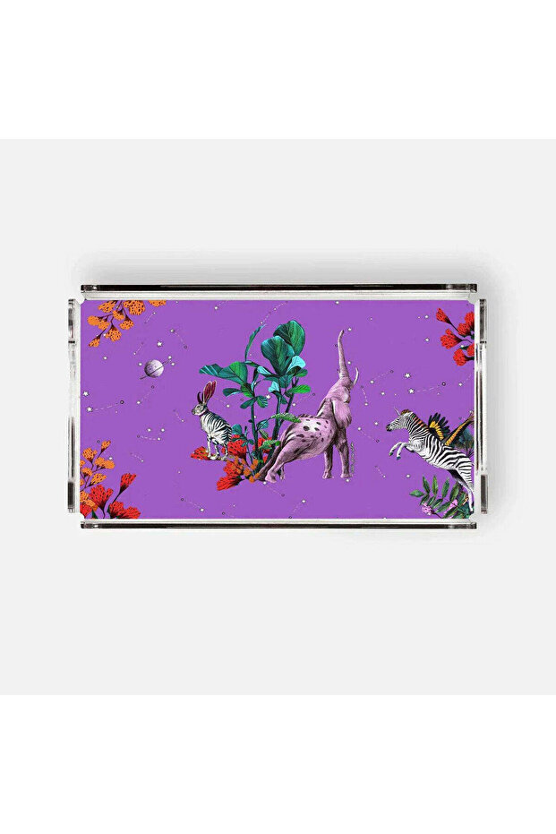 WONDERLAND Purple Elephant Acrylic Tray